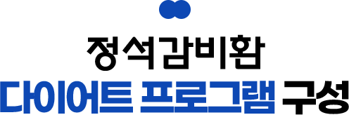정석감비환 다이어트 프로그램 구성